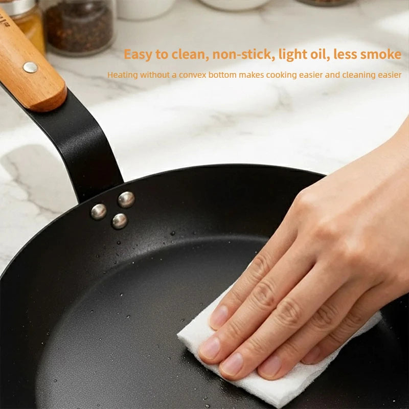 PGY Carbon Steel Skillet – Hammered Non-Stick Frying Pan Carbon Steel Skillet Axl