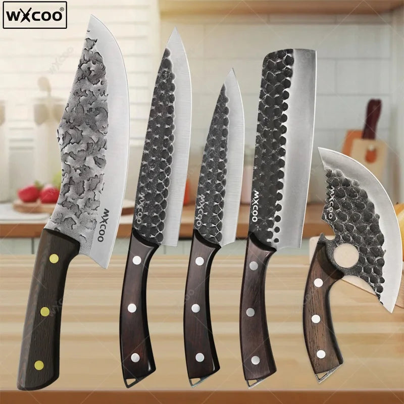 WXCOO Forged Stainless Steel Boning & Cleaver Kitchen Knife Kitchen Knife Axl