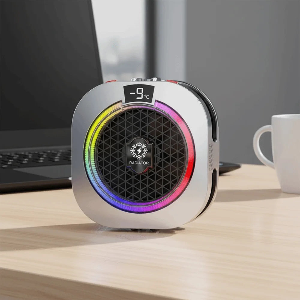 RGB E-Sports Phone Cooler – Semiconductor Cooling & Display Phone Cooler Axl