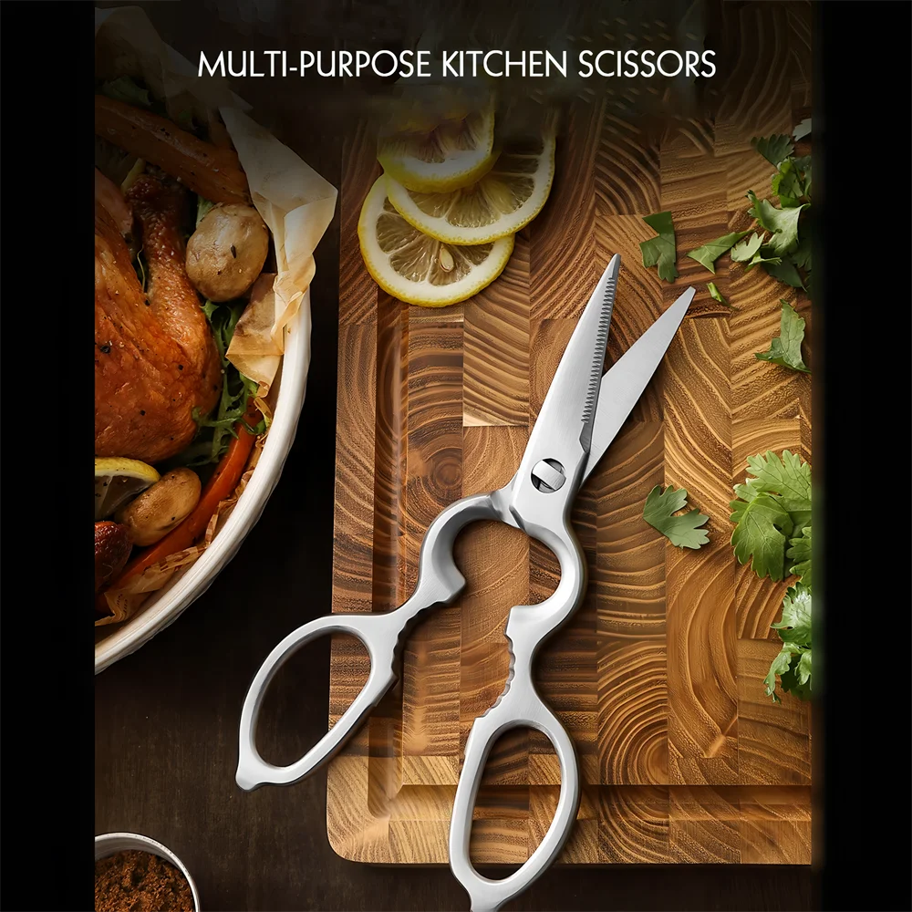 Multi-Functional Kitchen Scissors – Heavy-Duty Cooking Shears Kitchen Cooking Shears Axl