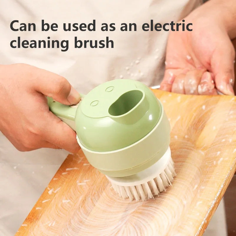 KEMORELA 4-in-1 Electric Vegetable Slicer & Chopper USB Electric Vegetable Slicer Axl