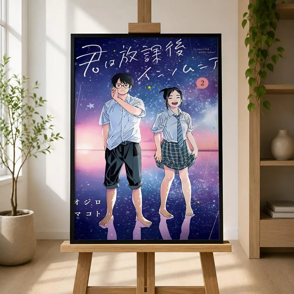 Insomniacs After School Anime Poster – Waterproof PVC Wall Art Anime Wall Poster Axl