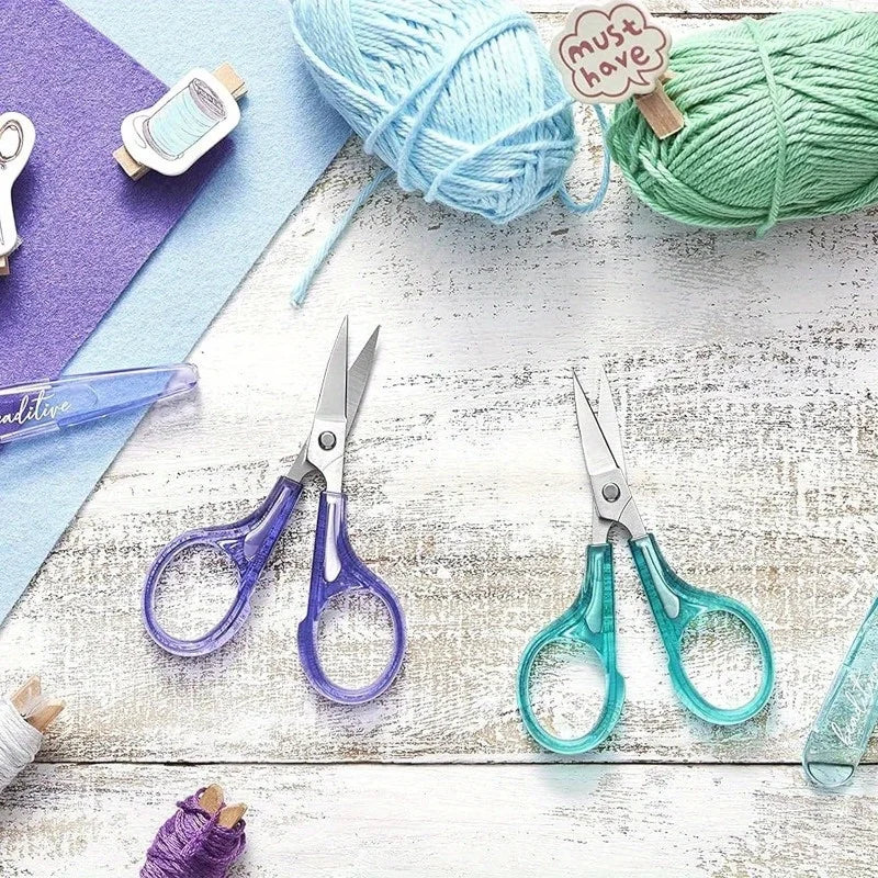 4-Piece Precision Craft Scissors Set – Curved & Straight Tips Craft Scissors Set Axl