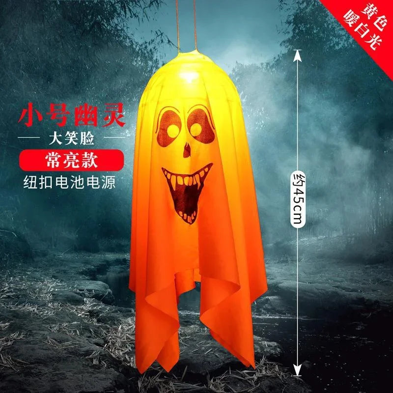 Halloween Fabric Ghost LED Light – Waterproof Outdoor Decor Halloween Decoration Axl 45cm-O