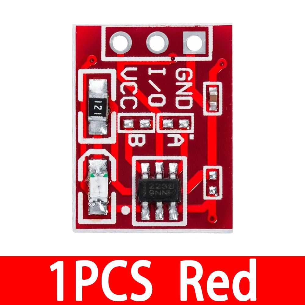 TTP223B Capacitive Touch Sensor Module for Arduino | 2–5.5V Capacitive Sensor Module Axl ttp223 red 1pcs