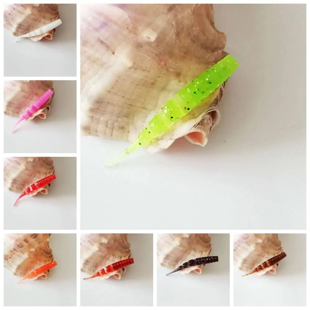 10-Pack 40mm Soft Minnow Fishing Lures – Sinking Silicone Bait Soft Fishing Lures Axl