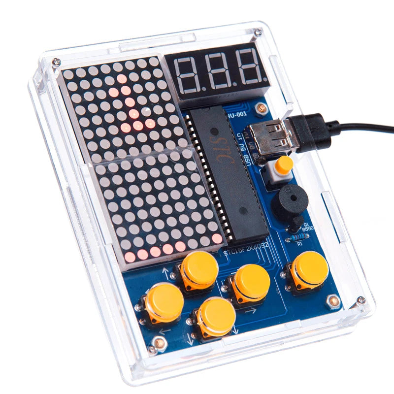 DIY Pixel Game Machine Kit – 51 Microcontroller Soldering Kit DIY Electronics Kit Axl Default Title