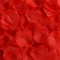 Silk Rose Petals 100pc – Wedding & Valentine's Day Scatter Decor Silk Scatter Petals Axl Red