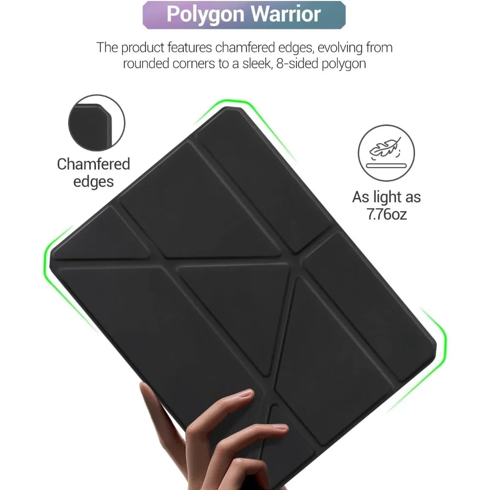 Acrylic Clear Y-Fold iPad Case with Stand | Air Pro 6th–10th Gen Tablet Stand Case Axl