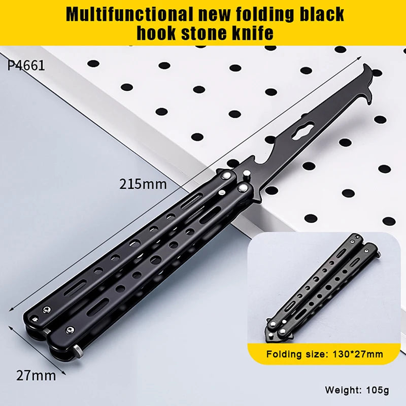 Foldable Tire Stone Remover & Cleaning Hook Tool Tire Cleaning Tool Axl Black