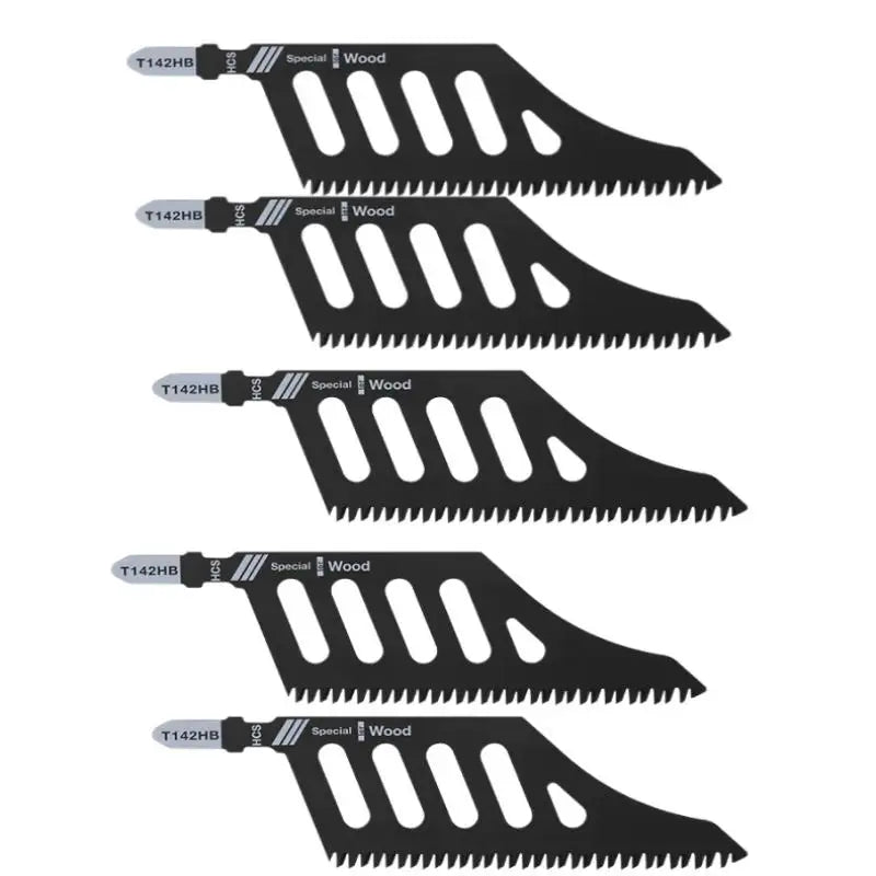 T-Shank Curved Jigsaw Blades – Flush Cut | 1 or 5 Pack Jigsaw Blades Axl 5PCS