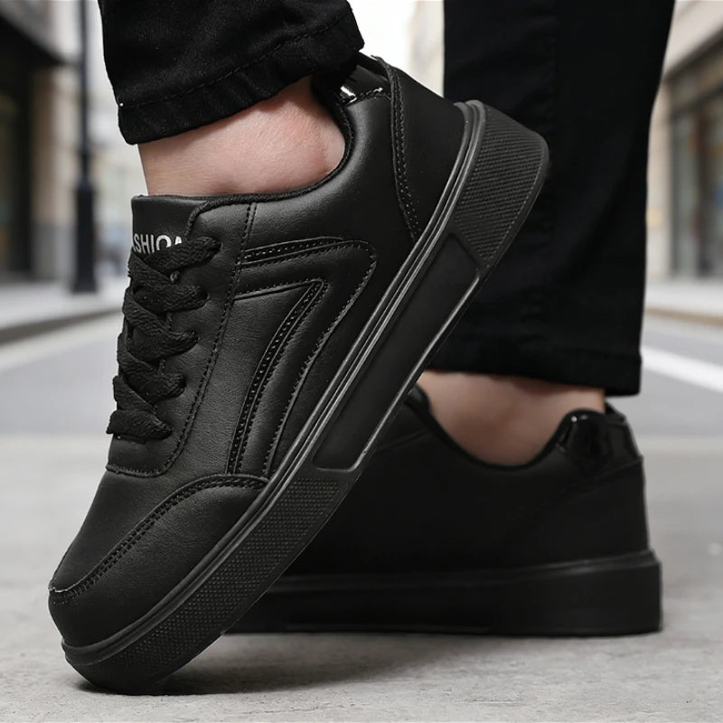 Women's Black Platform Sneakers – Non-Slip Walking Shoes Platform Sneakers Axl