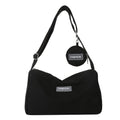Large Capacity Oxford Crossbody Bag – Casual Lightweight Unisex Crossbody Bag Axl black
