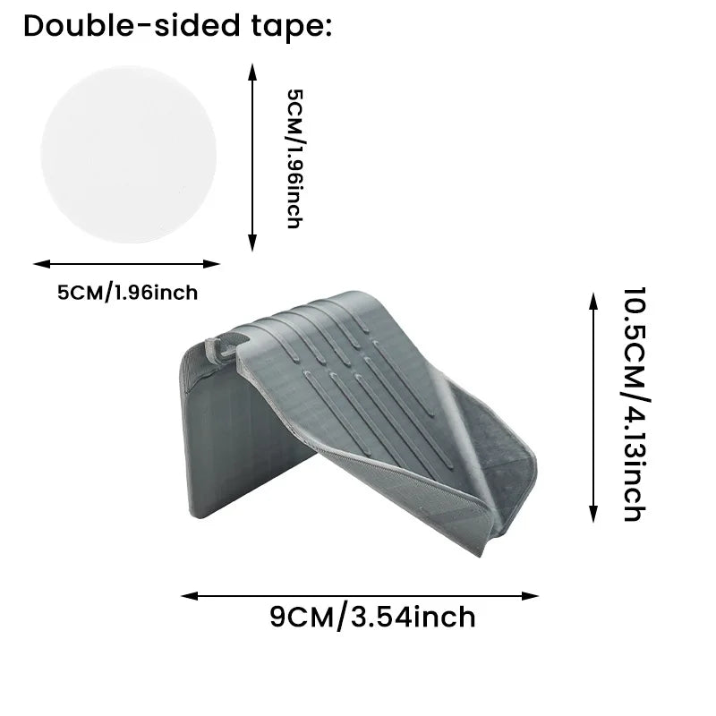 Portable Soap Dish & Storage Box – Modern Minimalist Bathroom Soap Dish Organizer Axl Soap Storage Box