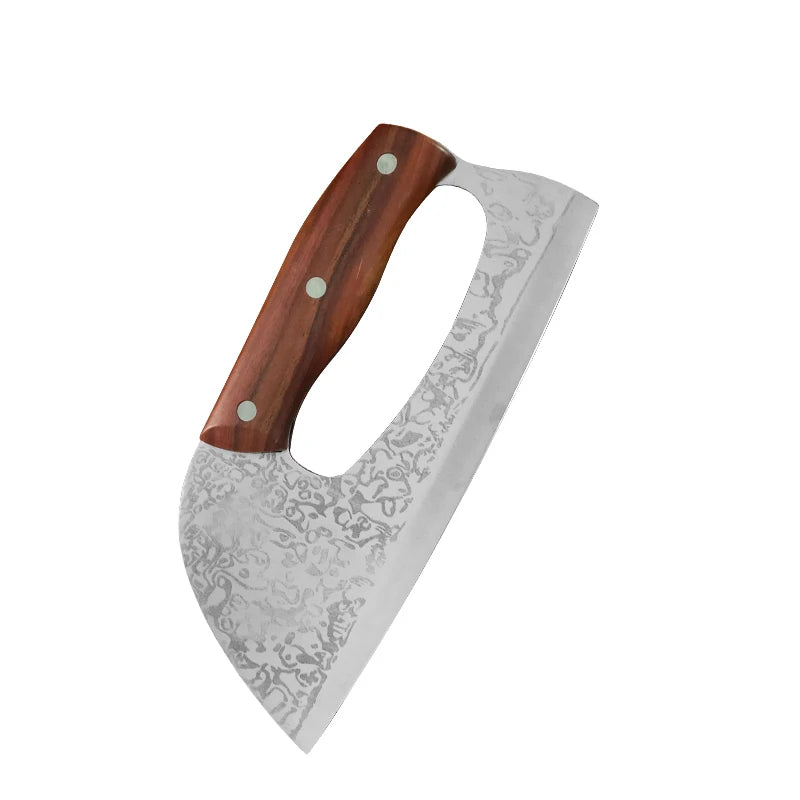 InLeung Stainless Steel Cleaver Knife – Sharp Kitchen Chef Knife Kitchen Cleaver Knife Axl knife C