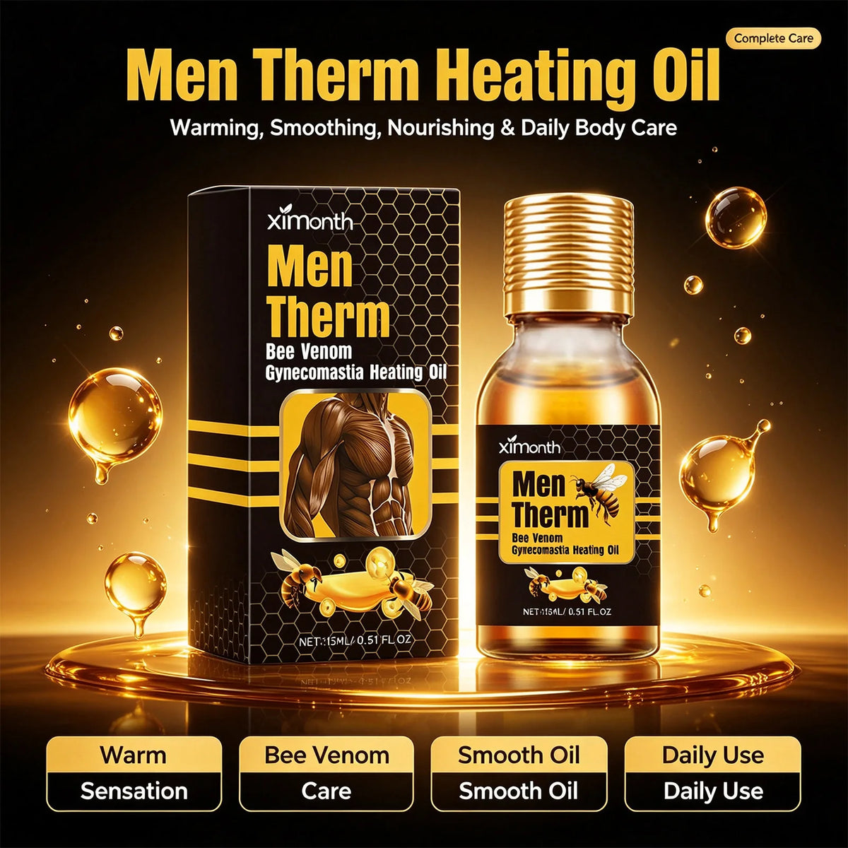 Men's Chest Firming Serum – Moisturizing Body Serum 15ml/30ml Body Firming Serum Axl