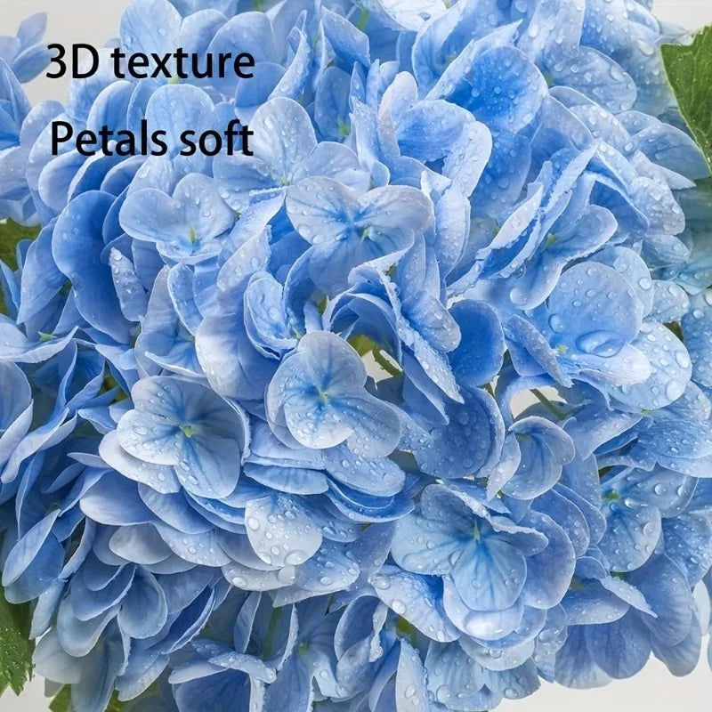 3D Real Touch Artificial Hydrangea Branch – Home & Wedding Decor Artificial Flower Branch Axl