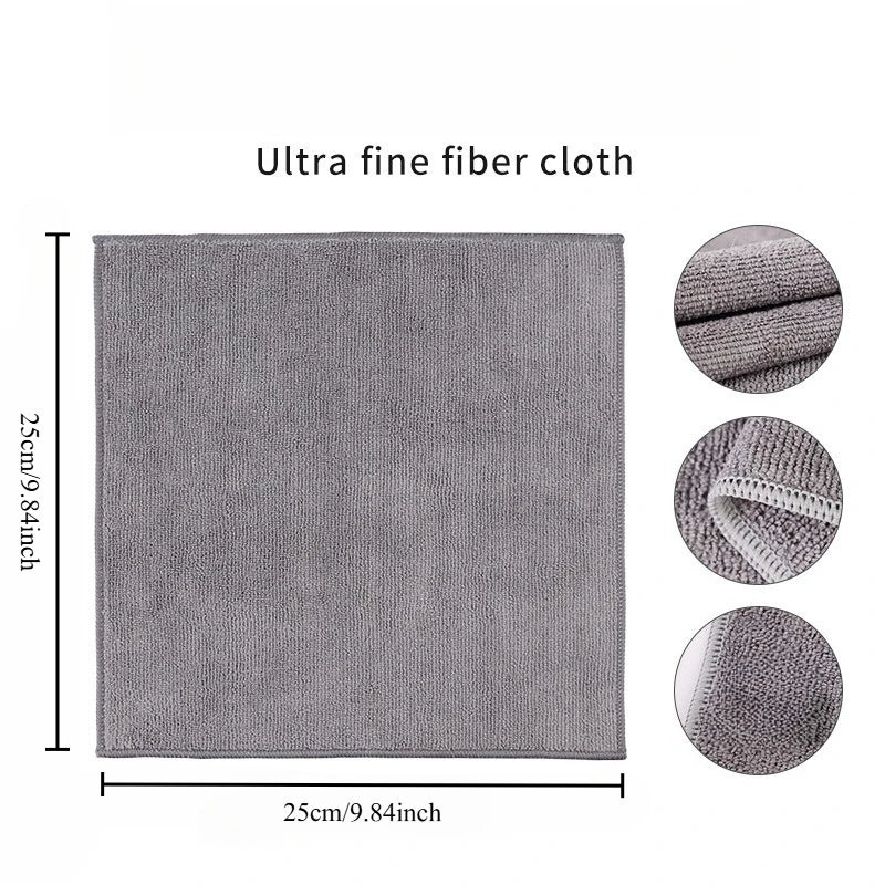 Microfiber Cleaning Rags – Absorbent Lint-Free Cloths Bulk Pack Microfiber Cleaning Rags Axl