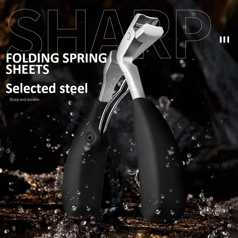 Professional Stainless Steel Nail Clippers – Concave Curved Blade Nail Clippers Axl