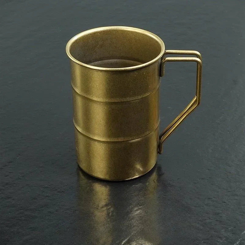 Retro Stainless Steel Camping Mug – Vintage 360ml & 500ml Cup Stainless Steel Mug Axl