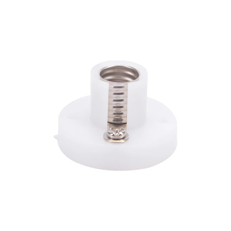 E10 Screw Lamp Holder – DIY Flat Lamp Base for Electronics Lamp Holder Base Axl White