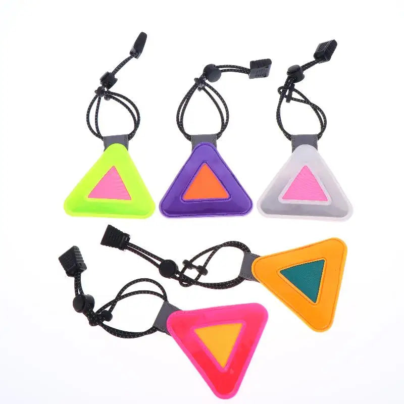 Bike Triangle Reflective Safety Sticker for Night Riding Bike Reflective Sticker Axl