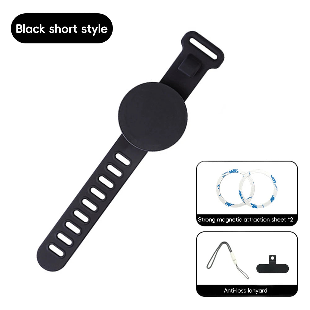 MagSafe Magnetic Wristband Phone Holder | Sports iPhone Mount Phone Wristband Holder Axl WHITE