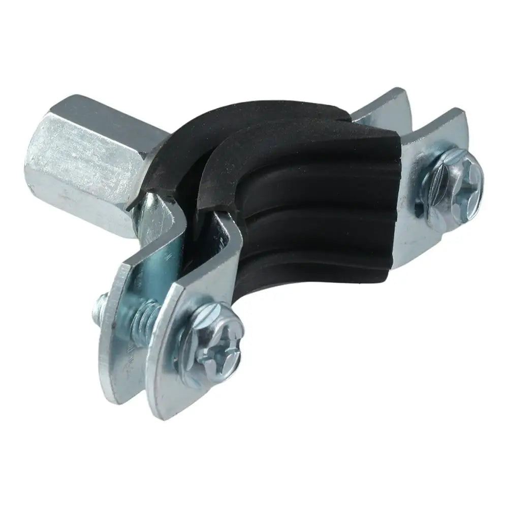 2-Pack M8 Adjustable Pipe Support Clamps – Galvanized & Rubber Pipe Support Clamp Axl