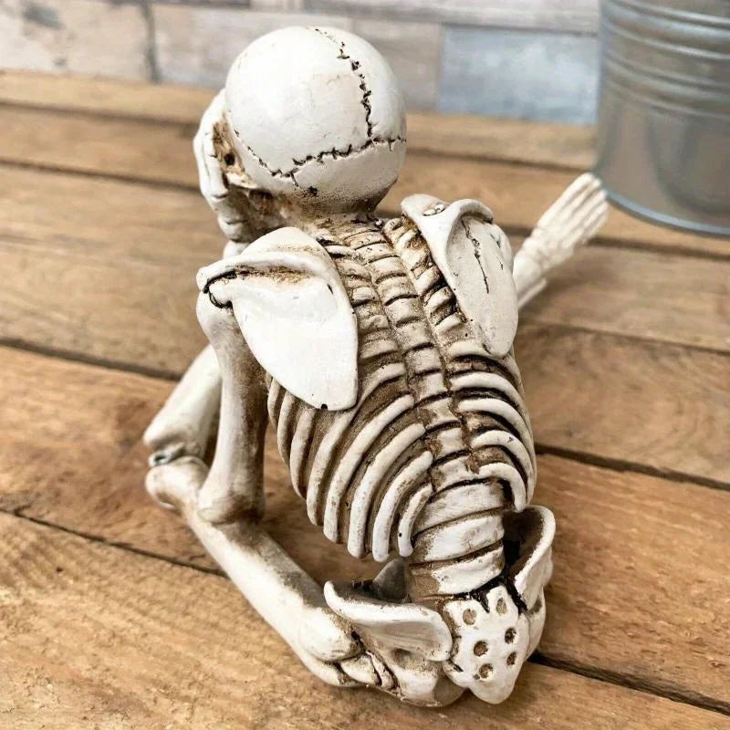 Human Skeleton Figurine – Gothic Halloween & Goth Home Decor Halloween Figurine Axl