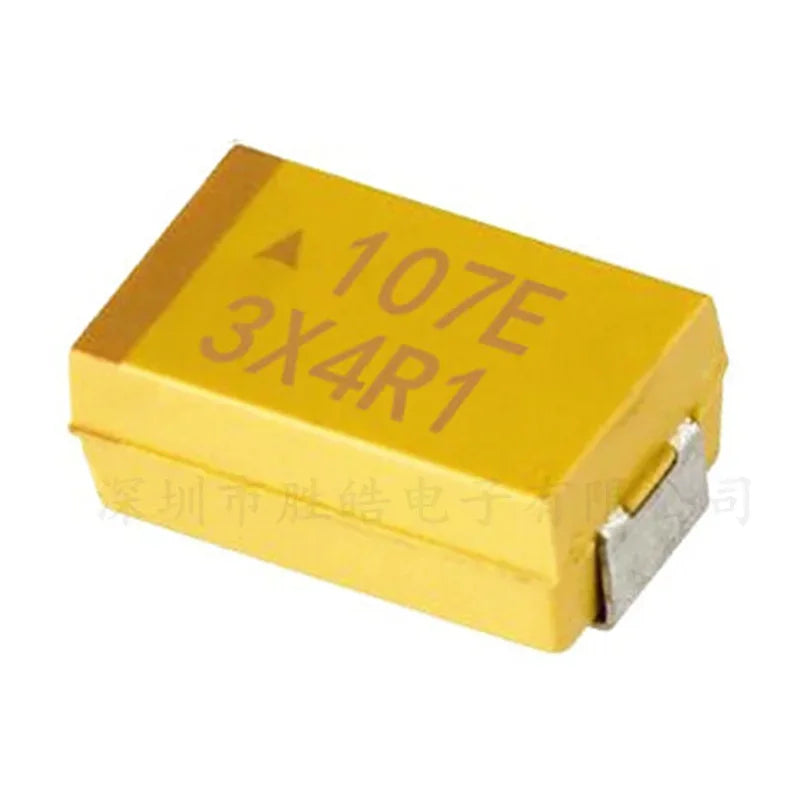 20-Pc NioCen SMD Tantalum Capacitor 25V 100UF Type D 7343/2917 SMD Tantalum Capacitor Axl 20PCS