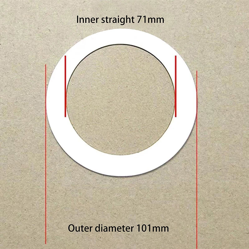 LED Downlight Ring Adapter – White Lampshade Spacer & Gasket Downlight Ring Adapter Axl A4
