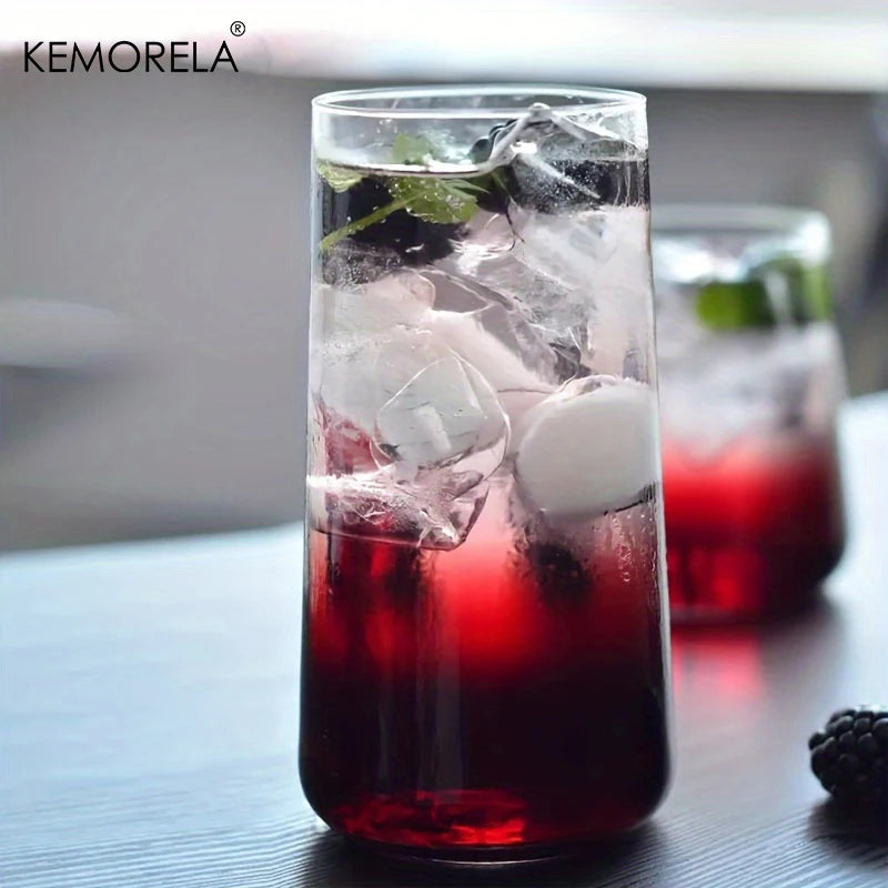 KEMORELA Highball Glasses – Clear Tall Glass Cups (1/2/4 PCS) Highball Glass Set Axl