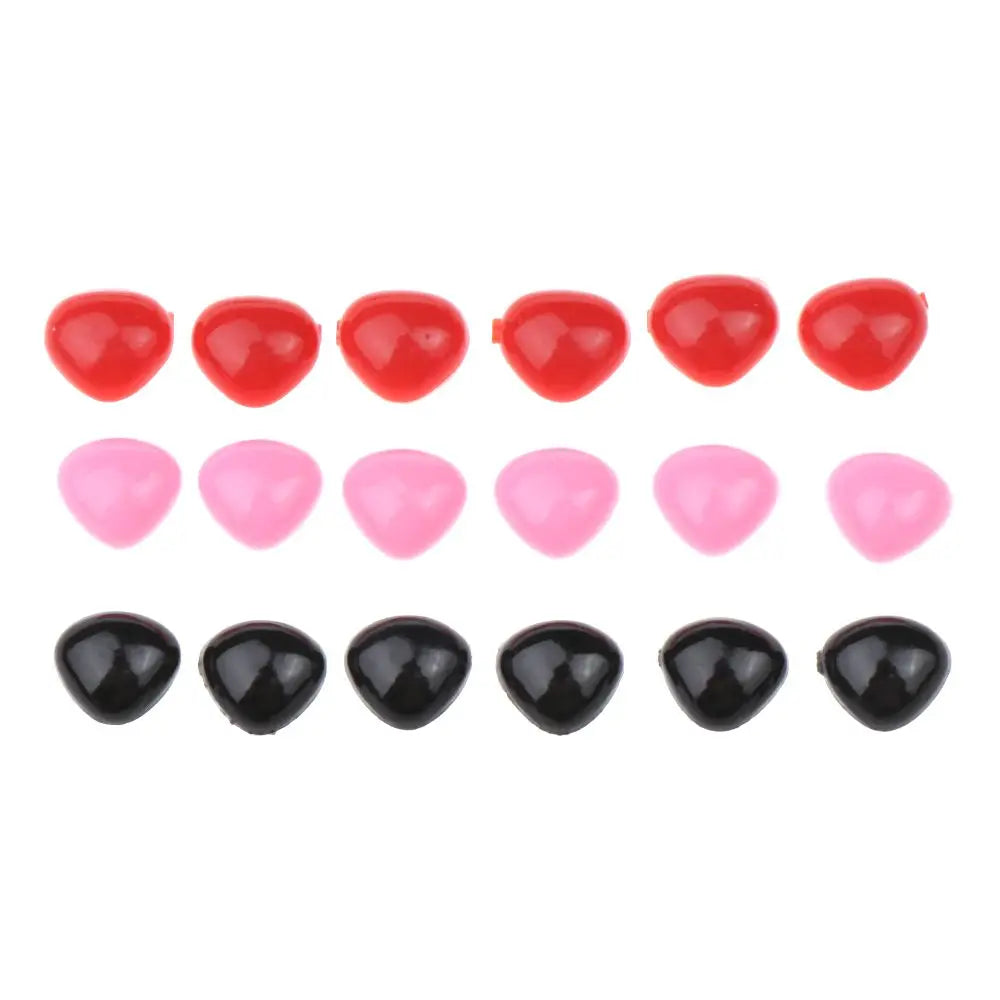 100 Pcs Triangle Safety Noses for Stuffed Animals & DIY Dolls Craft Doll Accessories Axl