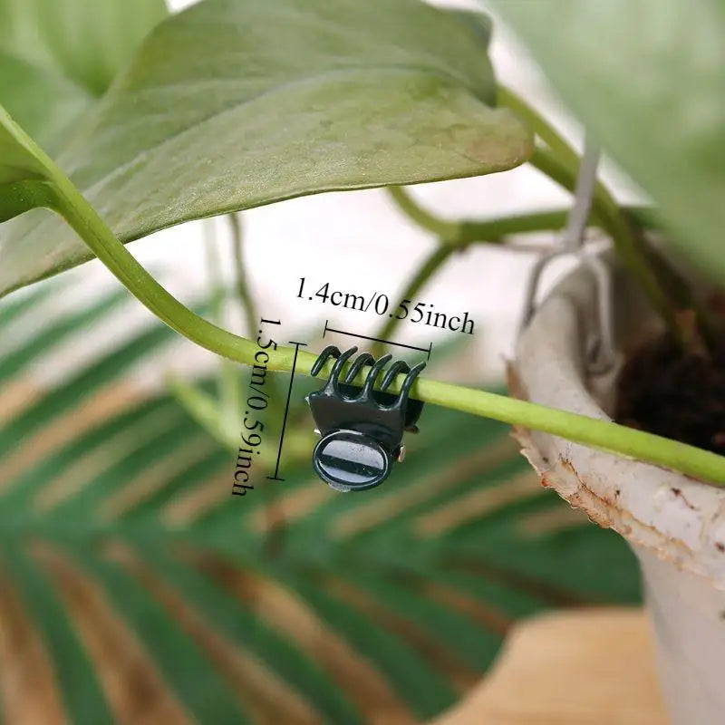 100 PCS Plant Support Clips for Orchid, Flower & Vine Stems Plant Support Clips Axl
