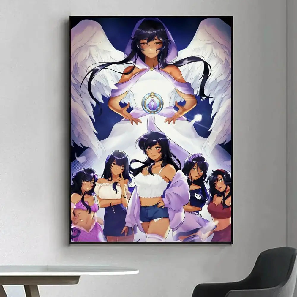 Aphmau HD Waterproof Wall Poster – Gaming Room Home Decor Wall Art Poster Axl
