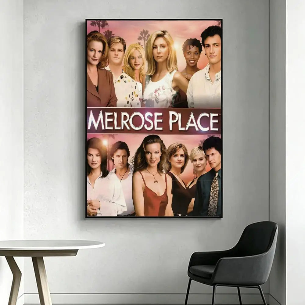 Melrose Place TV Series HD Wall Poster – Waterproof Art Print Wall Art Poster Axl White7 50X70cmNoframe