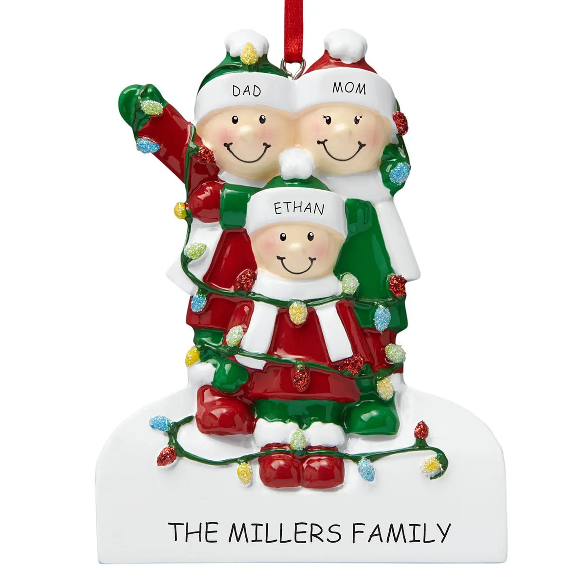 Reindeer Family Christmas Tree Ornament Pendant | 2–6 People Christmas Tree Ornament Axl style 1 5
