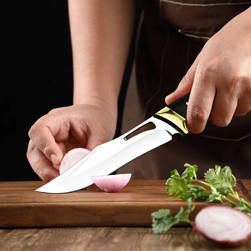 InLeung Forged Stainless Steel Boning & Cleaver Knife 12" Cleaver Kitchen Knife Axl