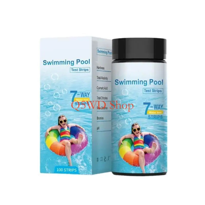 Pool Water Test Strips – Chlorine & Bromine Testing 50/100 Pack Pool Water Test Strips Axl 100 items CN
