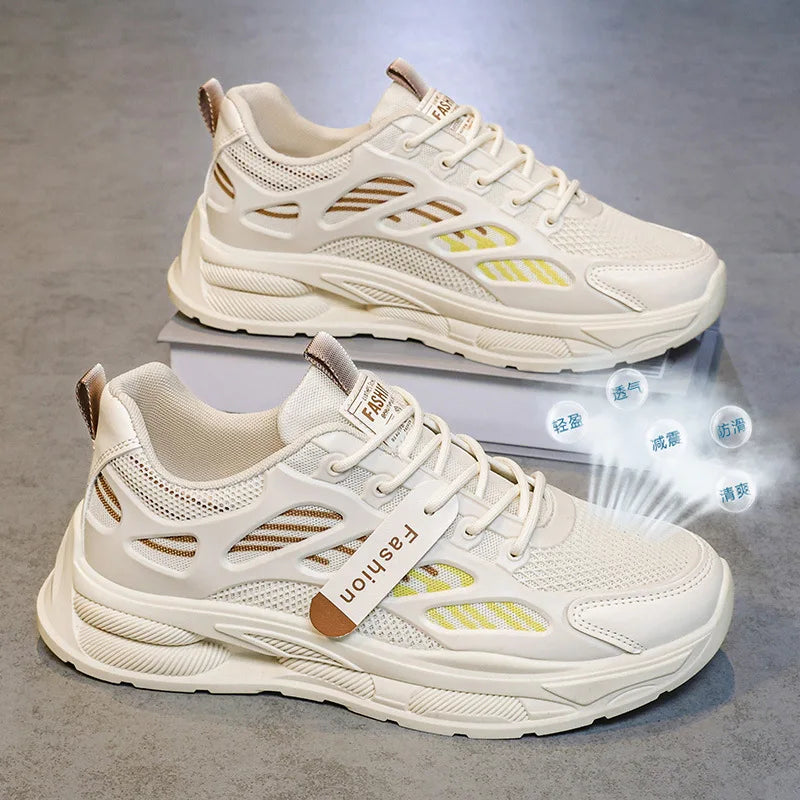 Men's Lightweight Anti-Slip Breathable Sneakers | Casual Men's Casual Sneakers Axl
