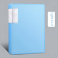 A4 Transparent File Folder – 100-Page Plastic Document Organizer Plastic File Folder Axl Blue