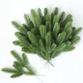 Artificial Pine Branches Greenery for Wreaths & Holiday Decor Artificial Greenery Axl Green 10PCS