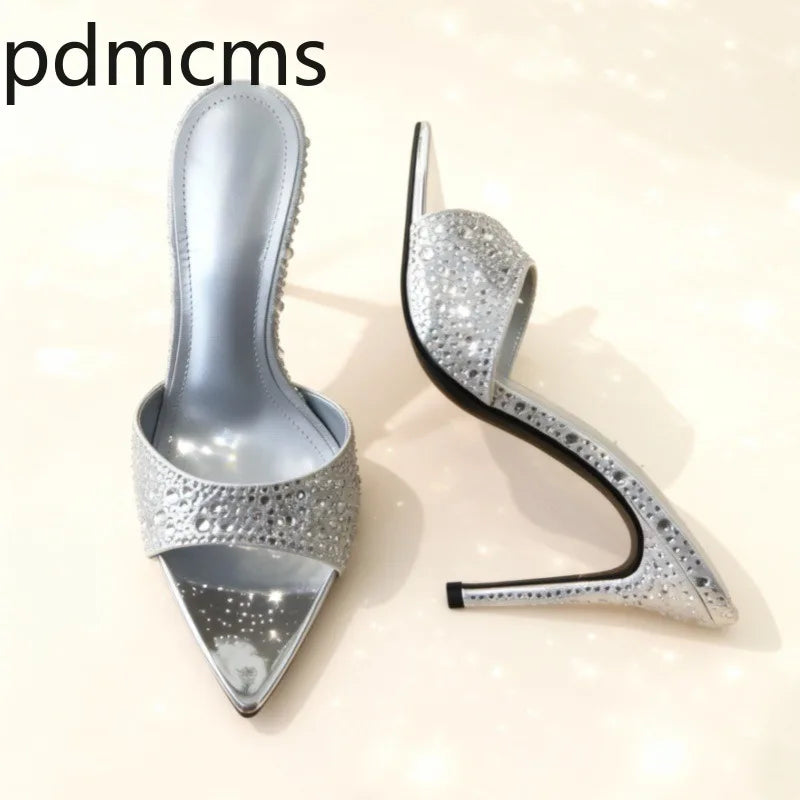 Women's Rhinestone Pointed Toe High Heel Pumps | Party Shoes High Heel Pumps Axl