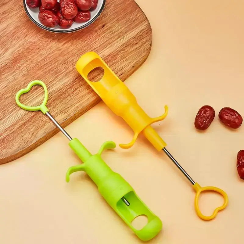 Cherry Olive Pitter & Jujube Corer – Fruit Seed Remover Tool Fruit Pitter Tool Axl
