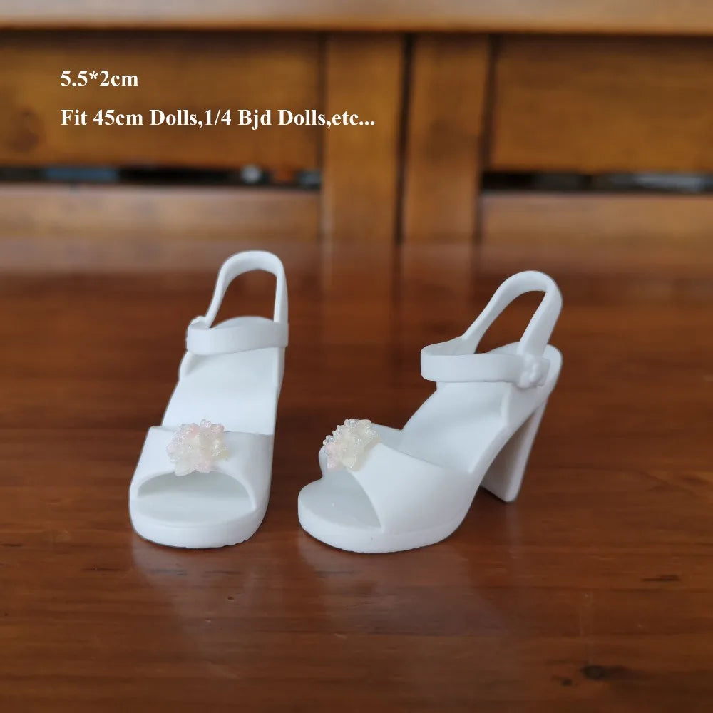 Miniature High Heel Sandals for 1/4 & 1/6 BJD Dolls – 6 Styles Doll Shoes Axl 1
