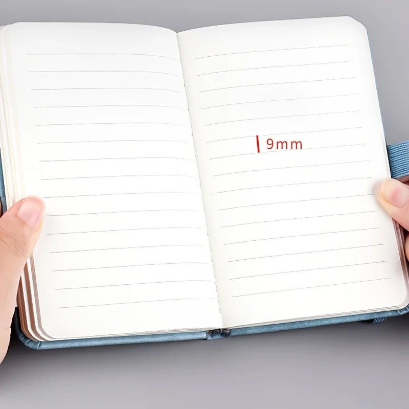 3-Pack A7 Pocket Notebooks – 100 Sheets, Elastic Closure Pocket Notebook Set Axl