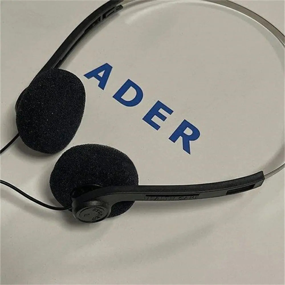 Vintage Retro Over-Ear Wired Headphones 3.5mm – 80s 90s Wired Headphones Axl