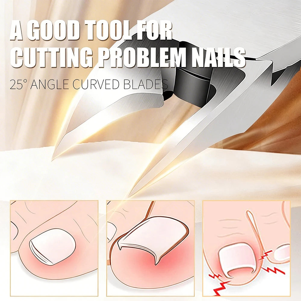 Professional Stainless Steel Toenail Clipper | Manicure Tool Toenail Clipper Axl