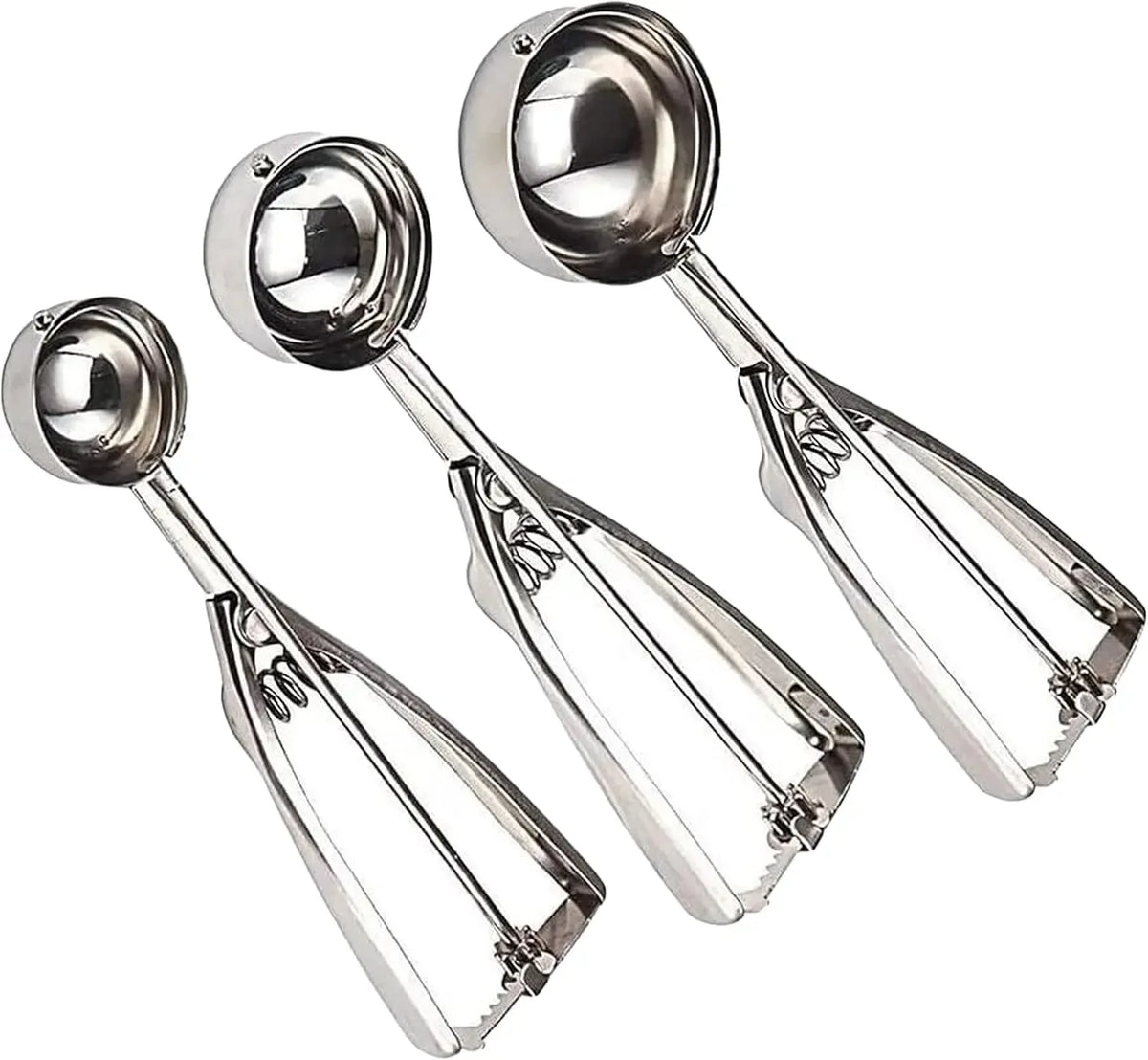3-Piece Ice Cream Scoop Set – Sharp Blade & Gear Design Ice Cream Scoop Set Axl 5cm