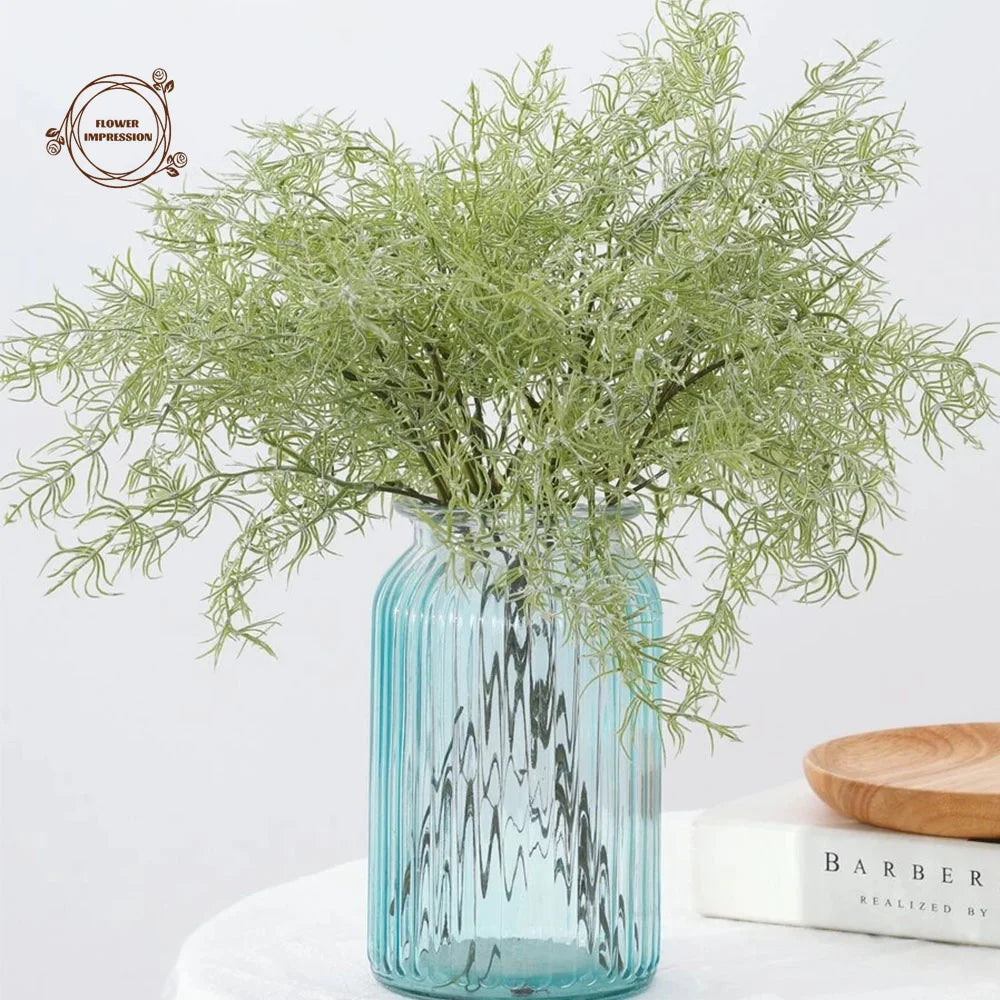 20 PCS UV Resistant Artificial Fern & Rosemary Stems | Fake Plants Artificial Plant Stems Axl Beige 20PCS
